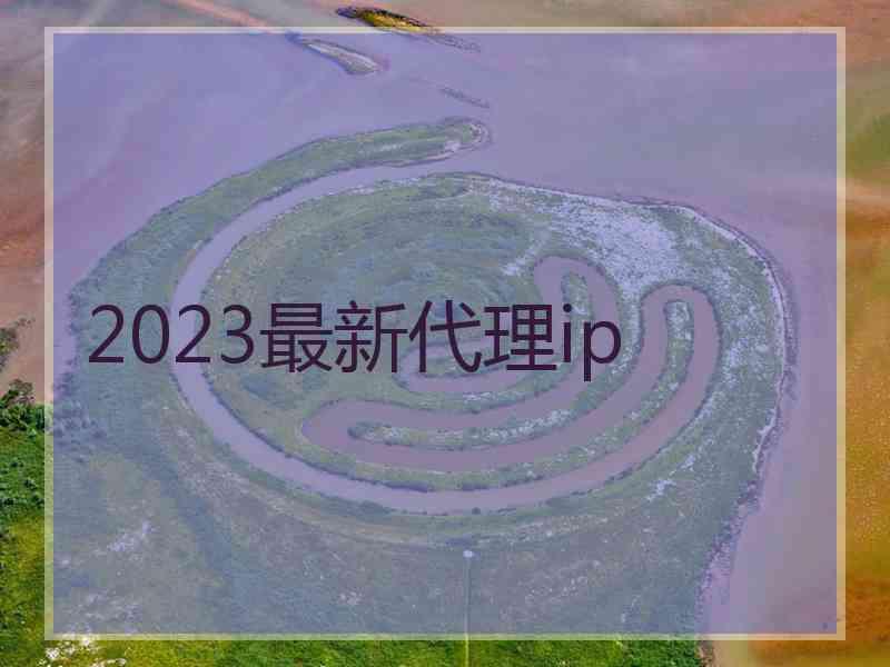 2023最新代理ip